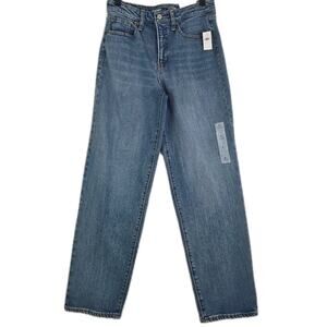 Old Navy ~Woman Size 4~ Blue Denim High Rise O. G. Loose Jeans NWT.